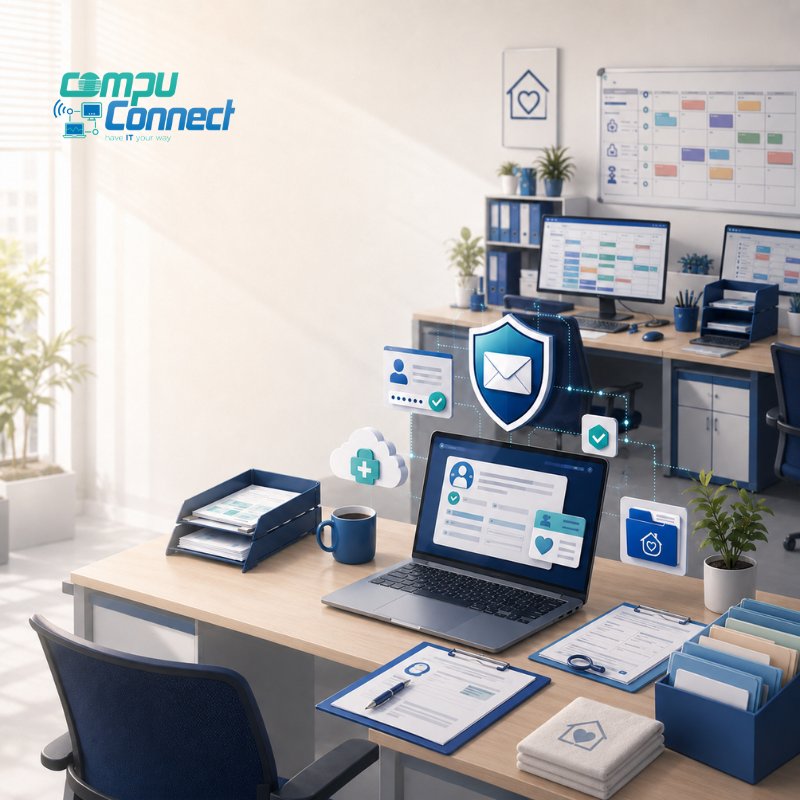 Cybersecurity concept for home healthcare